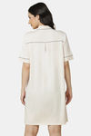 Triumph Cotton Loungewear Dress - Fresh Powder — thumbnail 3